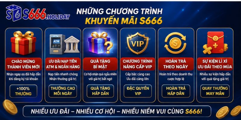 Những Chương Trình Khuyến Mãi S666 Được Quan Tâm