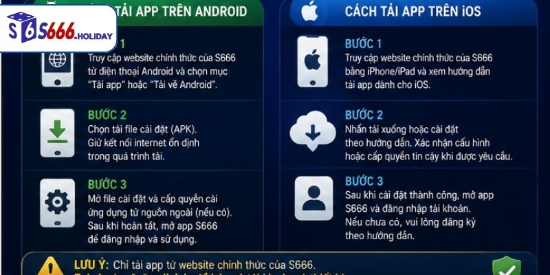 Hướng Dẫn Tải App S666 Chi Tiết Cho Từng Thiết Bị